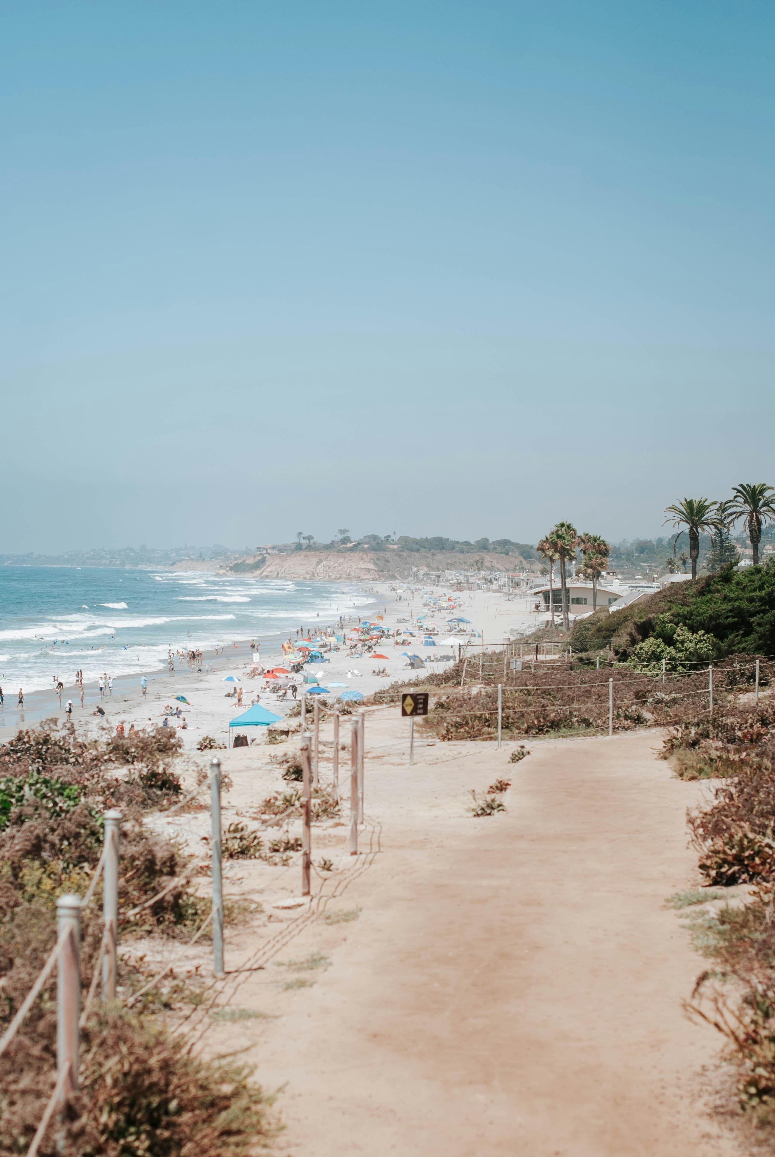 Del Mar, California beach during the day